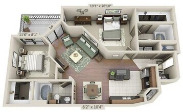 B2 (M) 2204 floor plan